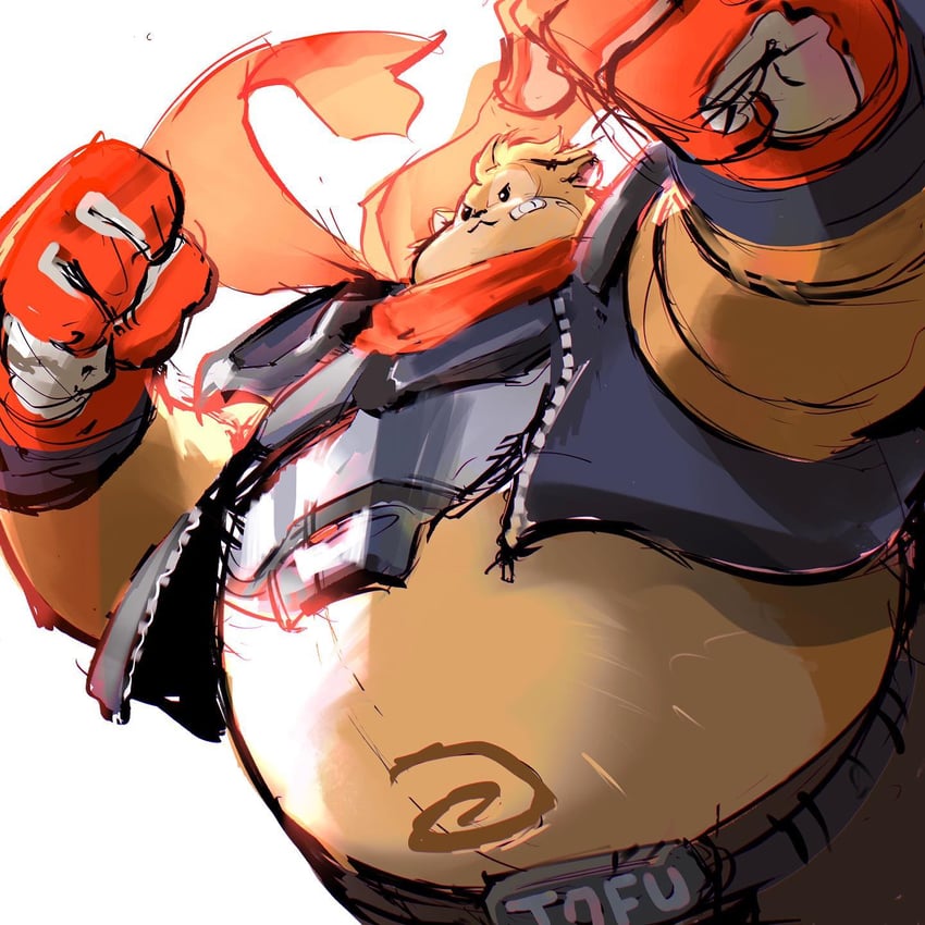 dubu (omega strikers) drawn by jimbobox