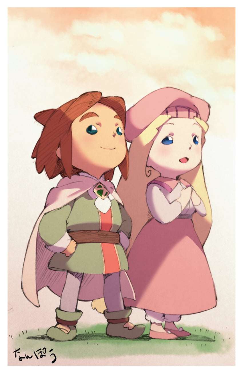 narcia and pietro pakapuka (bokujou monogatari and 2 more) drawn by nanpou_(nanpou0021)