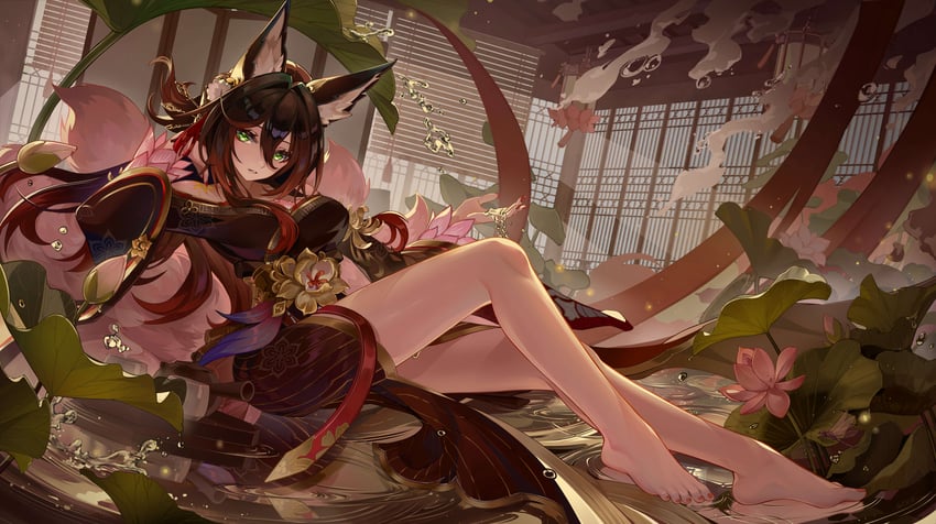 tingyun and fugue (honkai and 1 more) drawn by ai_dongdong