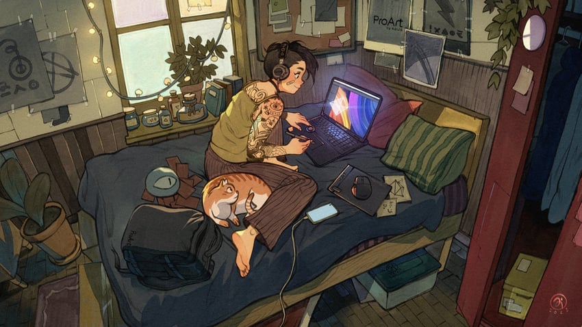 original drawn by simz