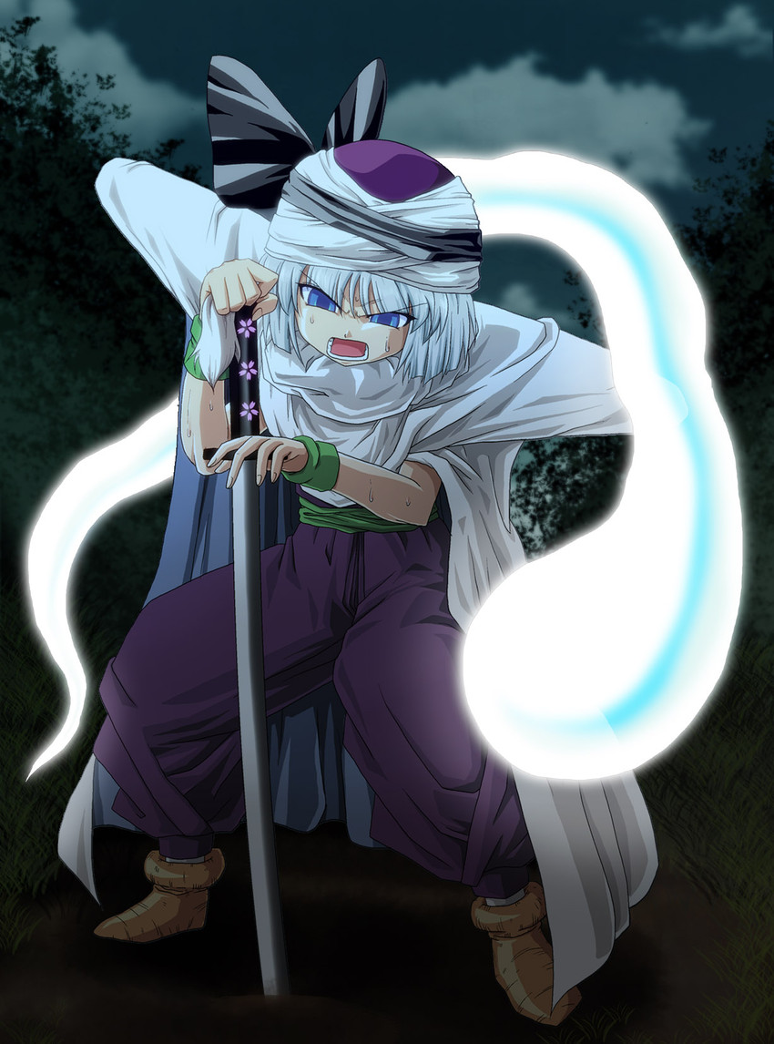 konpaku youmu and piccolo (touhou and 2 more) drawn by kamishima_kanon