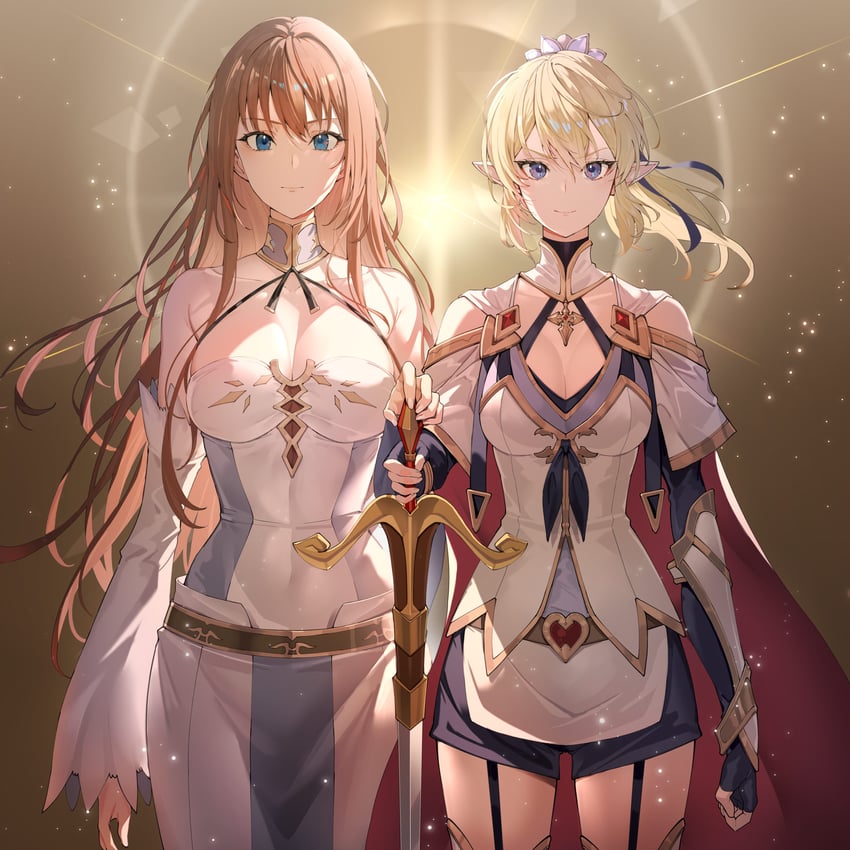 ryu lion and astraea (dungeon ni deai wo motomeru no wa machigatteiru darou ka and 1 more) drawn by kakage