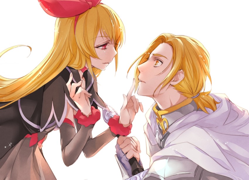 regina and joe okada (precure and 1 more) drawn by chiyo_(rotsurechiriha)