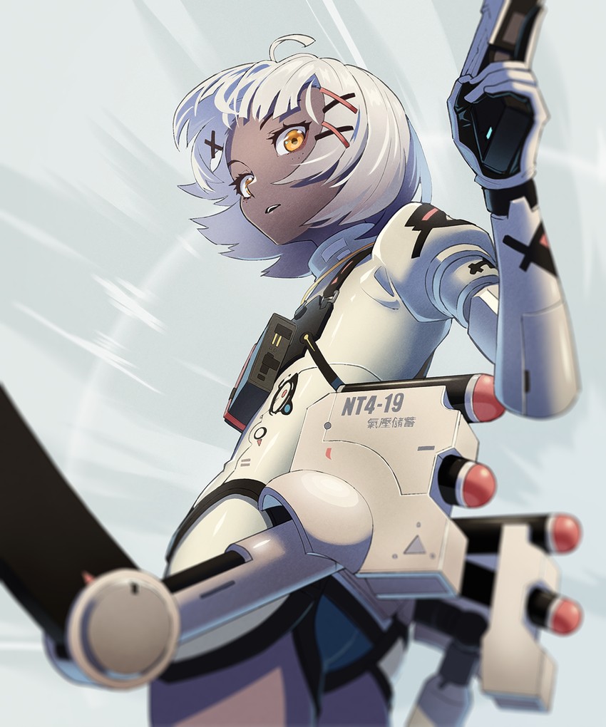 sophia and sophia: silverfang (punishing: gray raven) drawn by ichiyon