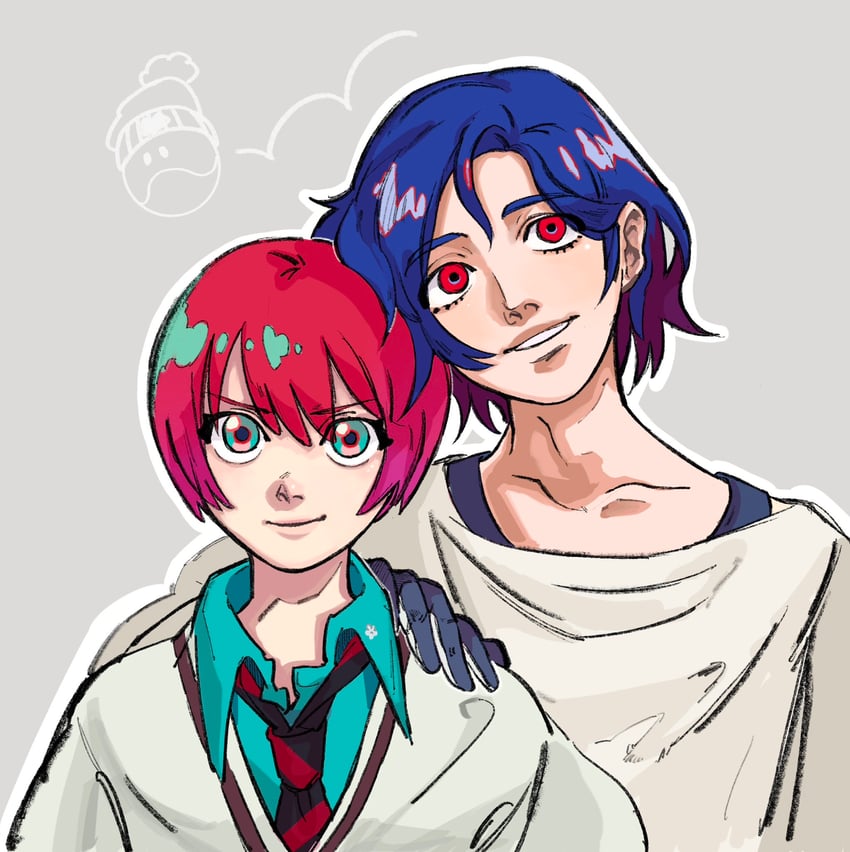 amate yuzuriha, haro, and shuji ito (gundam and 1 more) drawn by hamadajjrw