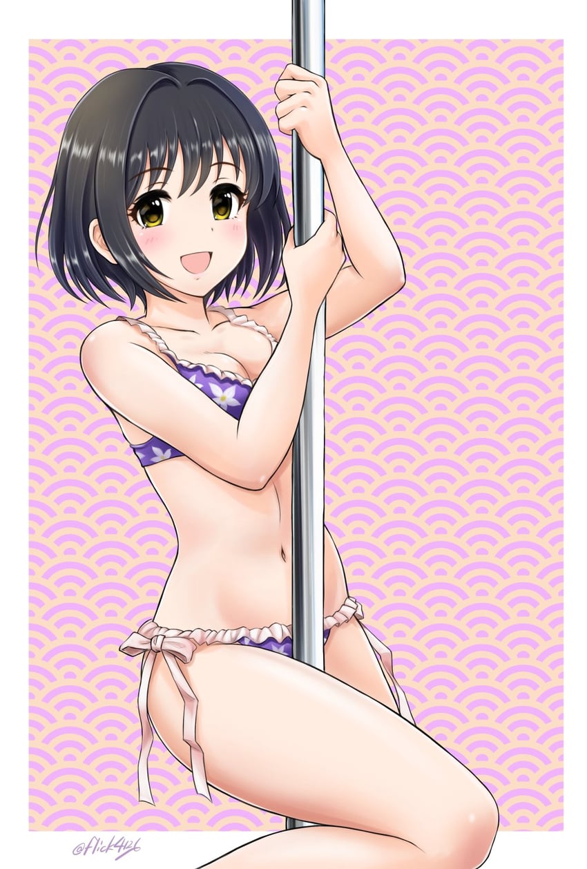 takafuji kako (idolmaster and 2 more) drawn by flick_(sal23)