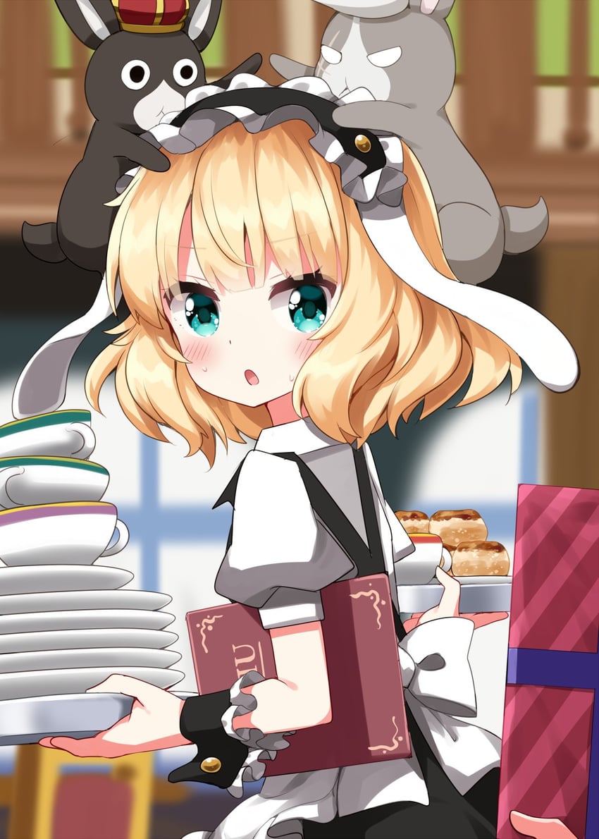 kirima syaro, anko, and wild geese (gochuumon wa usagi desu ka?) drawn by ruu_(tksymkw)