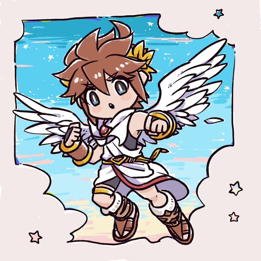 pit (kid icarus and 1 more) drawn by 72kuri