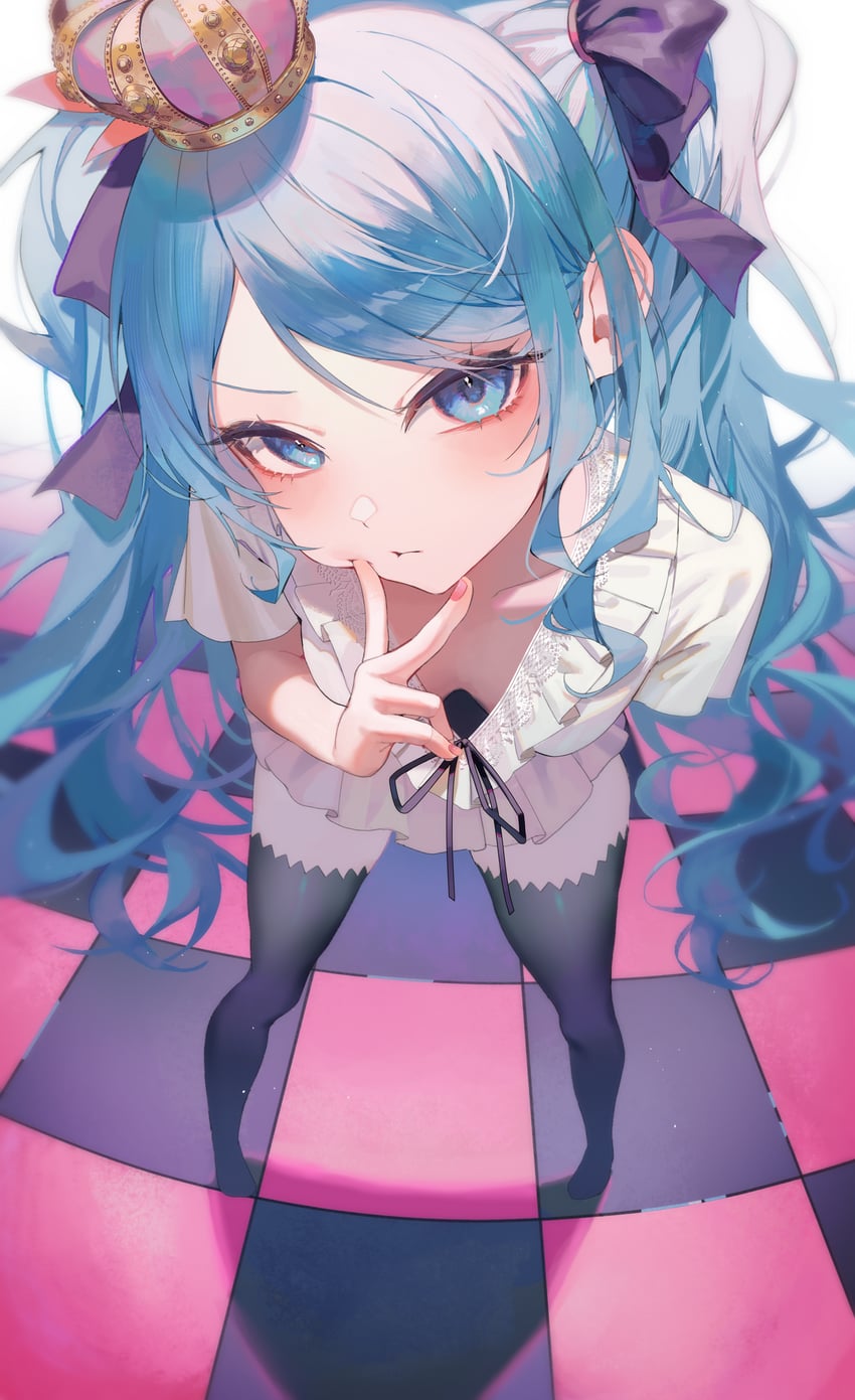 hatsune miku (vocaloid and 1 more) drawn by may.l