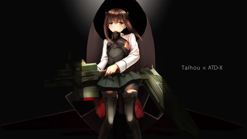 taihou and taihou kai (kantai collection) drawn by akabane_rin