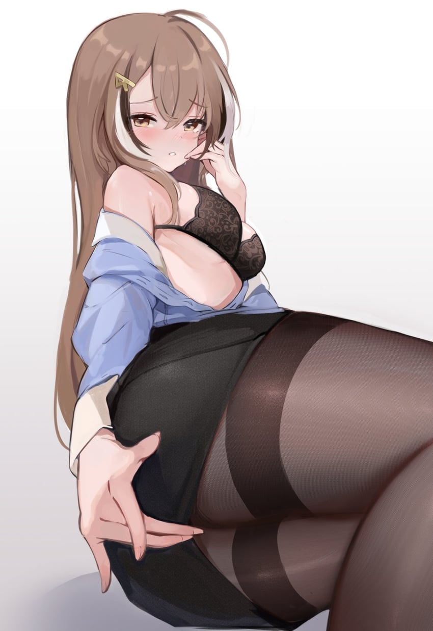 nanashi mumei (hololive and 1 more) drawn by koahri