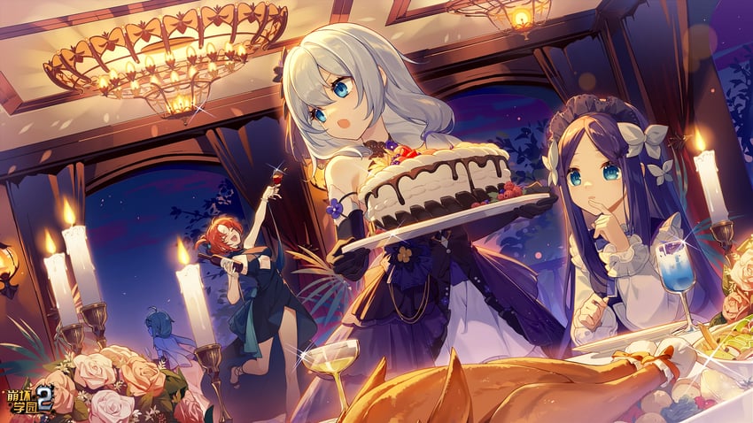 theresa apocalypse, murata himeko, yssring leavtruth, and jyahnar (honkai and 1 more)