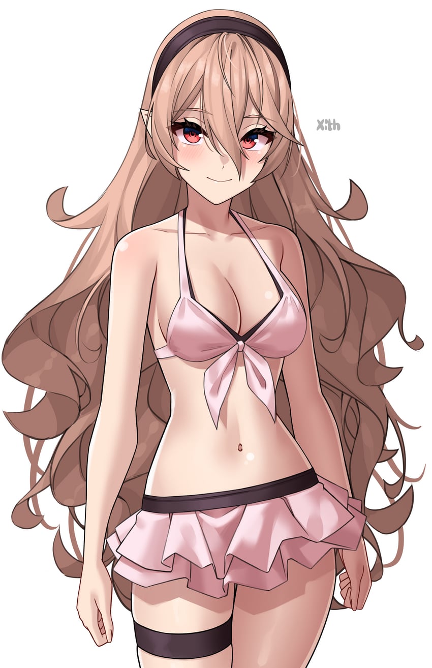 female corrin (fire emblem and 2 more) drawn by x_xith_x