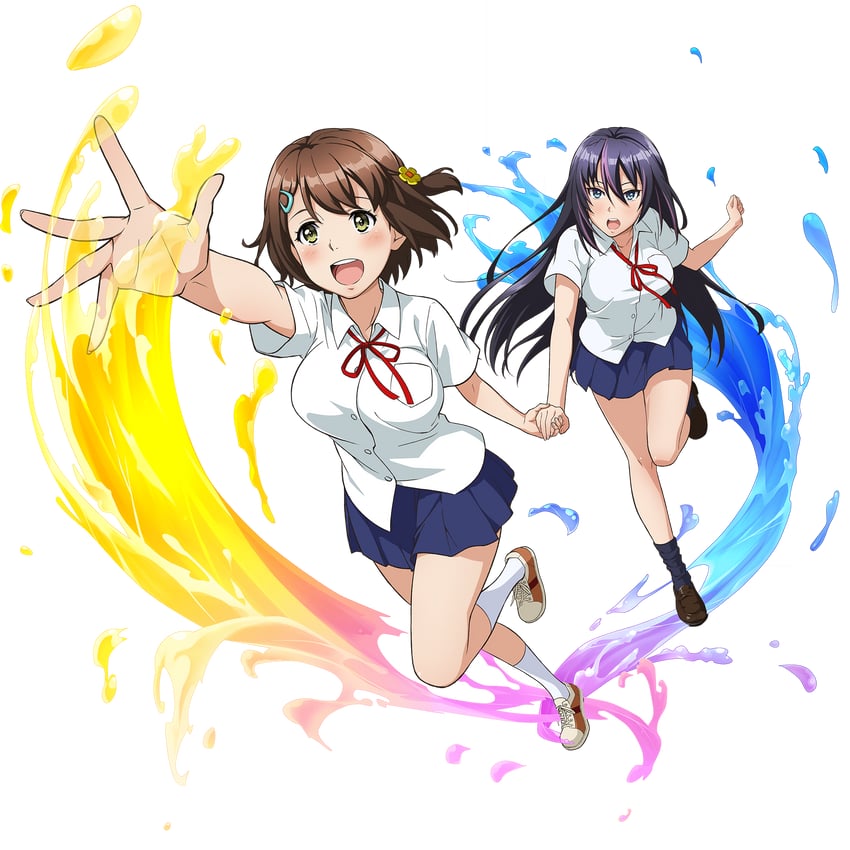 namiki rin and aoi misa (kandagawa jet girls) drawn by naruko_hanaharu
