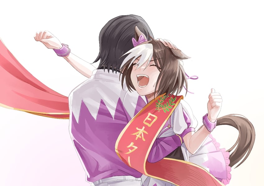 special week and take yutaka (umamusume and 1 more) drawn by kaulen.f