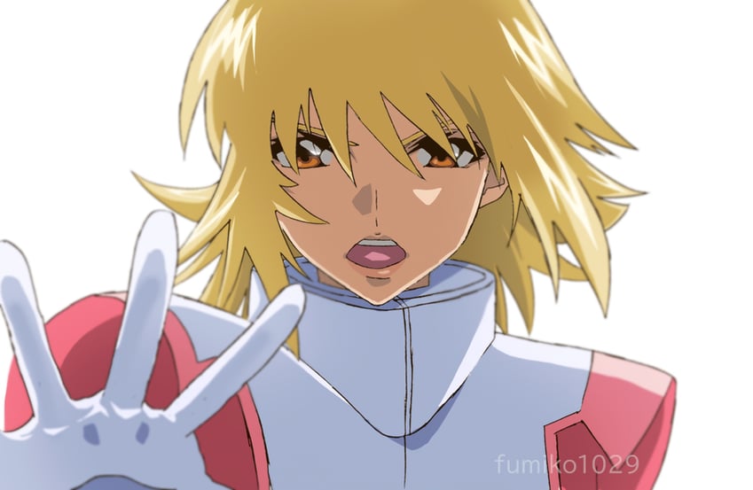 cagalli yula athha (gundam and 2 more) drawn by fumiko_(mesushi)