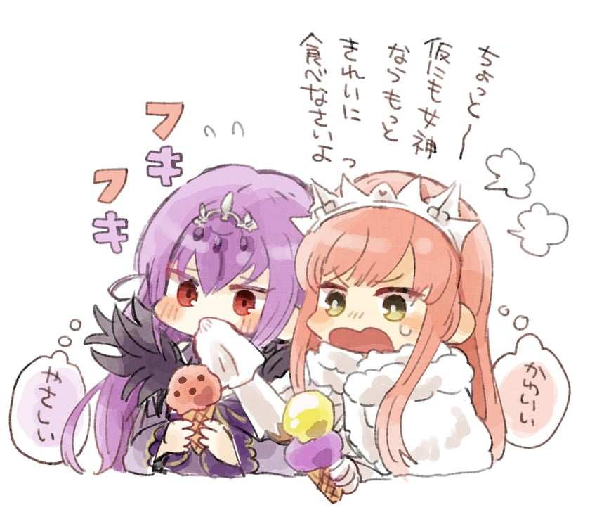 scathach, scathach skadi, and medb (fate and 1 more) drawn by madide