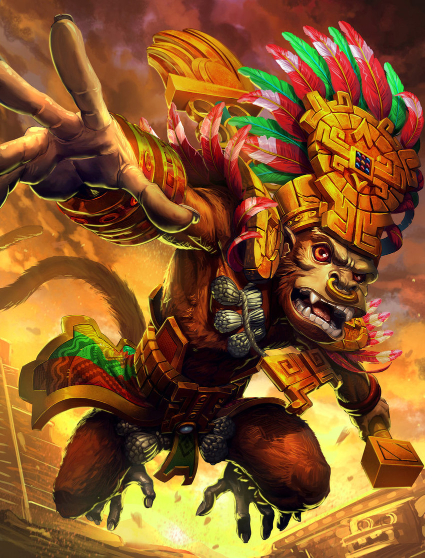 hun batz (smite) drawn by brolo