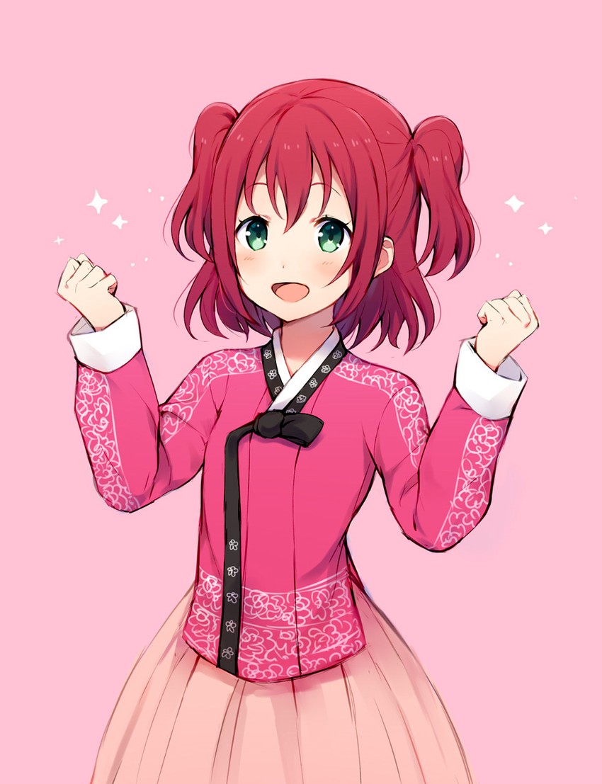 kurosawa ruby (love live! and 1 more) drawn by clare_(puyo2)