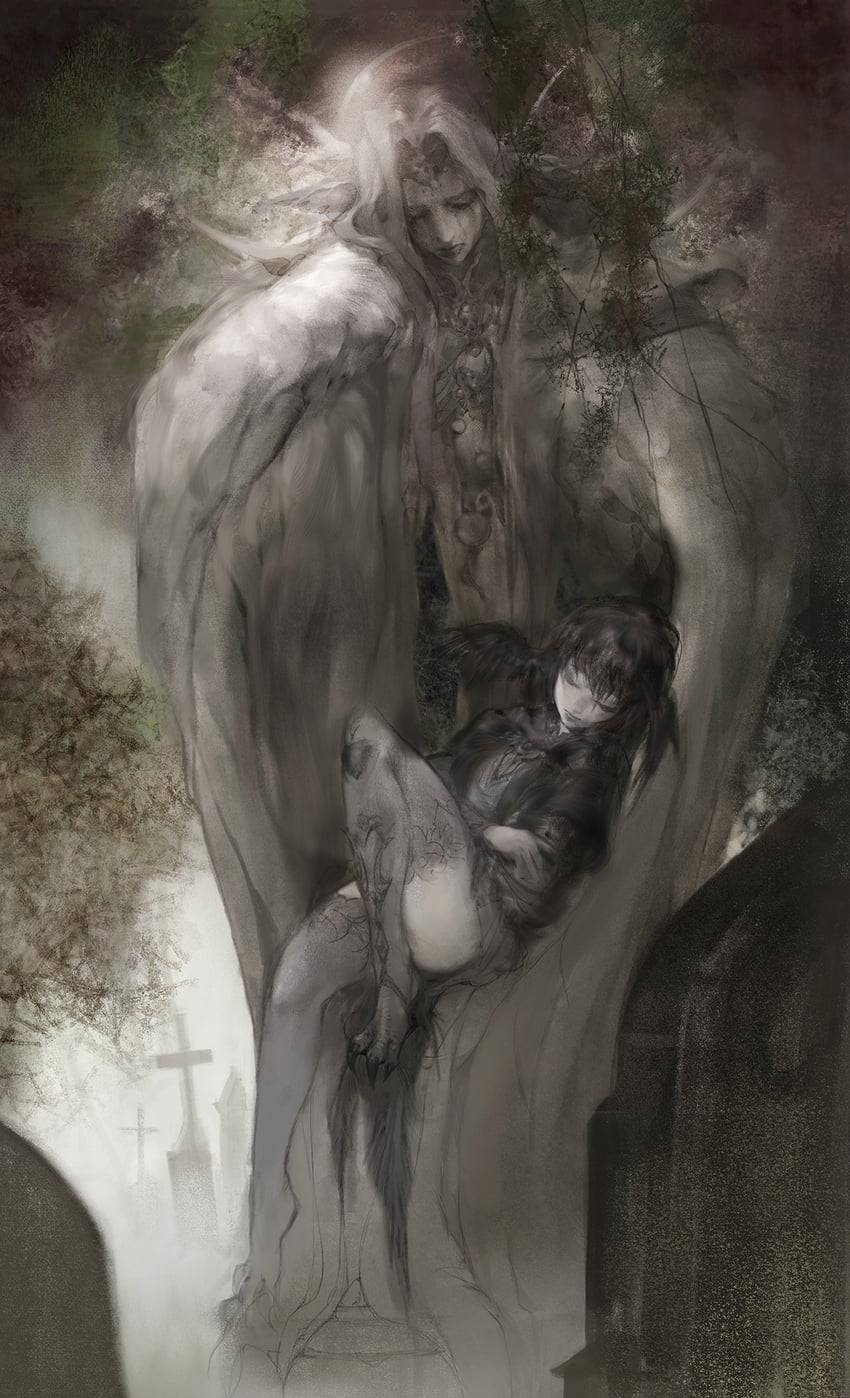 meteion and the endsinger (final fantasy and 1 more) drawn by pydiyudie