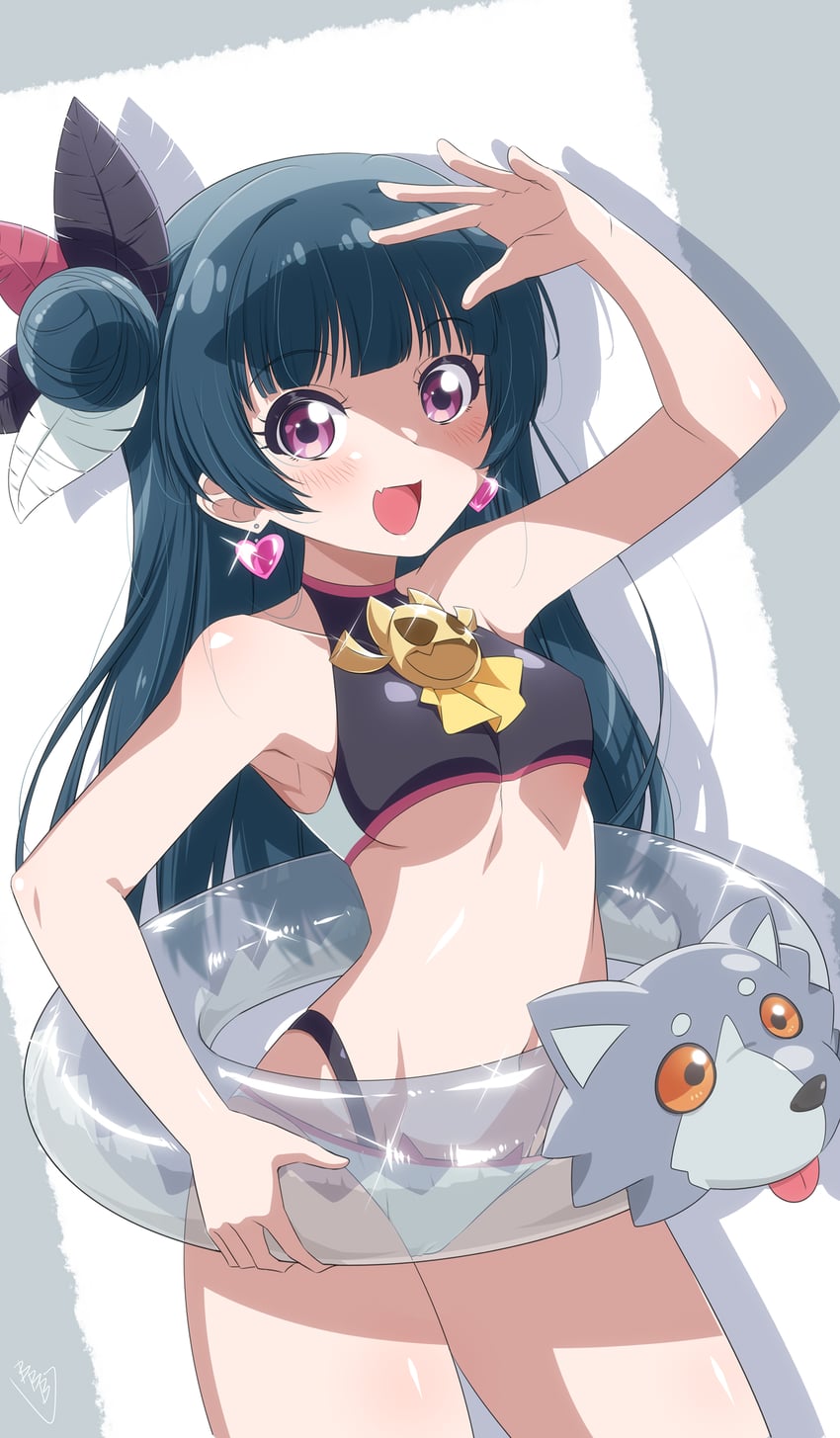 tsushima yoshiko and yohane (love live! and 2 more) drawn by bunji