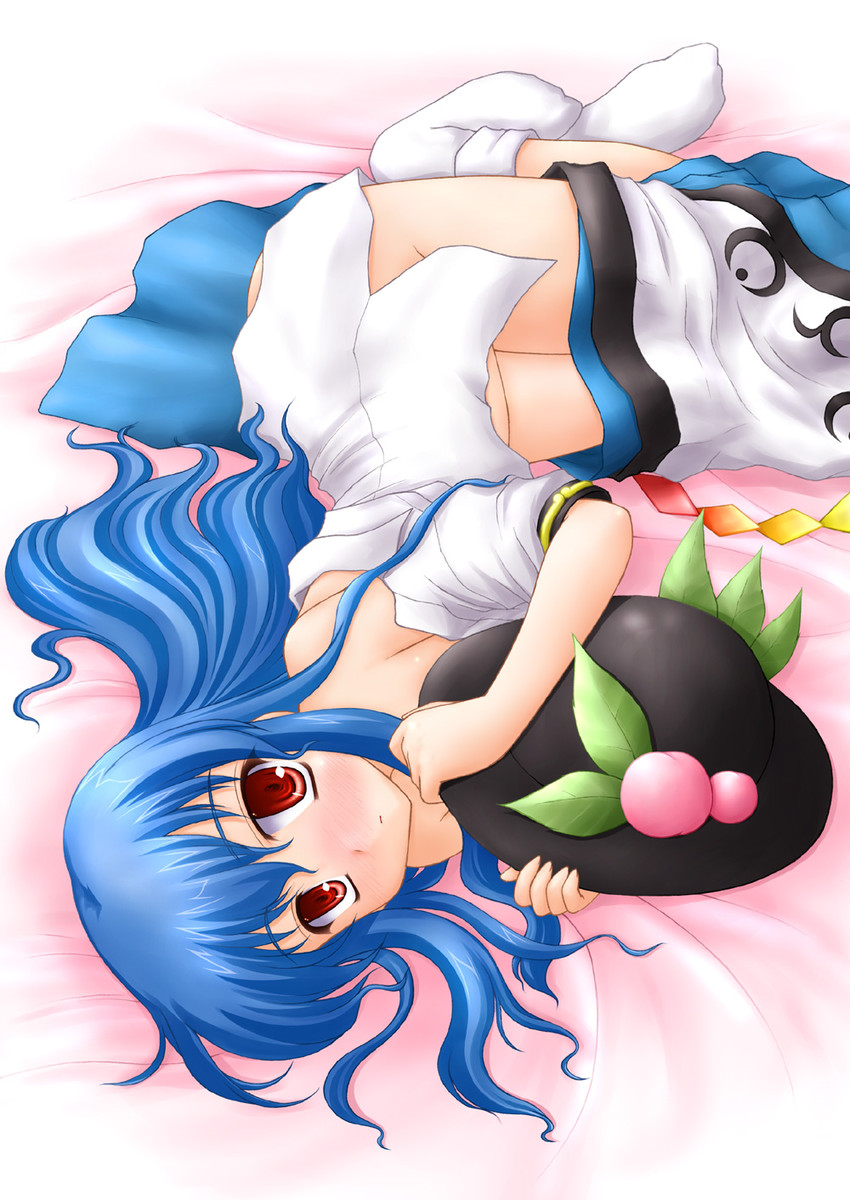 hinanawi tenshi (touhou) drawn by kotowari_(newtype_kenkyuujo)