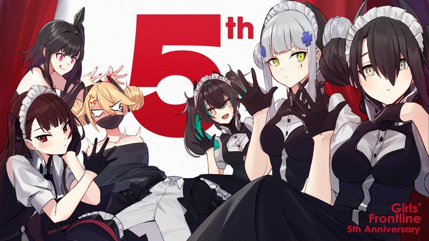 hk416, wa2000, g36, agent, architect, and 1 more (girls' frontline) drawn by ranyu