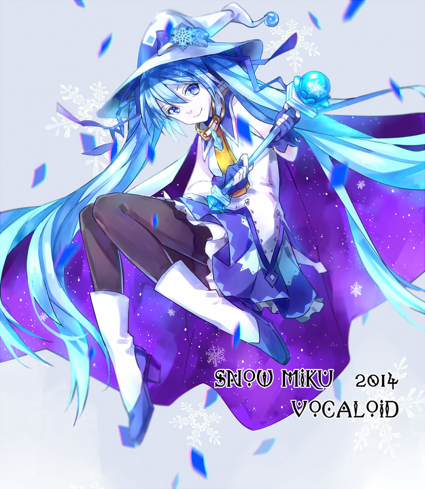 hatsune miku and yuki miku (vocaloid and 1 more) drawn by rei_ku_(lucrecia069)