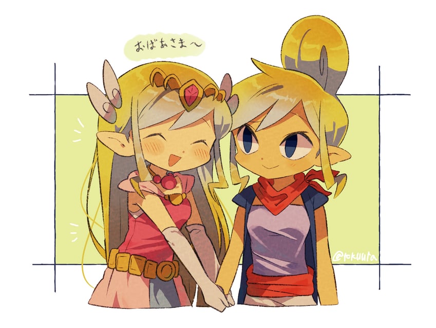 princess zelda, toon zelda, and tetra (the legend of zelda and 1 more) drawn by tokuura