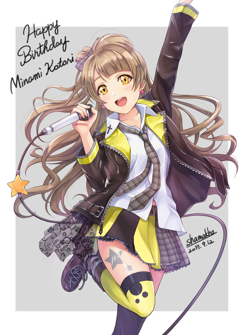 minami kotori (love live! and 1 more) drawn by shamakho