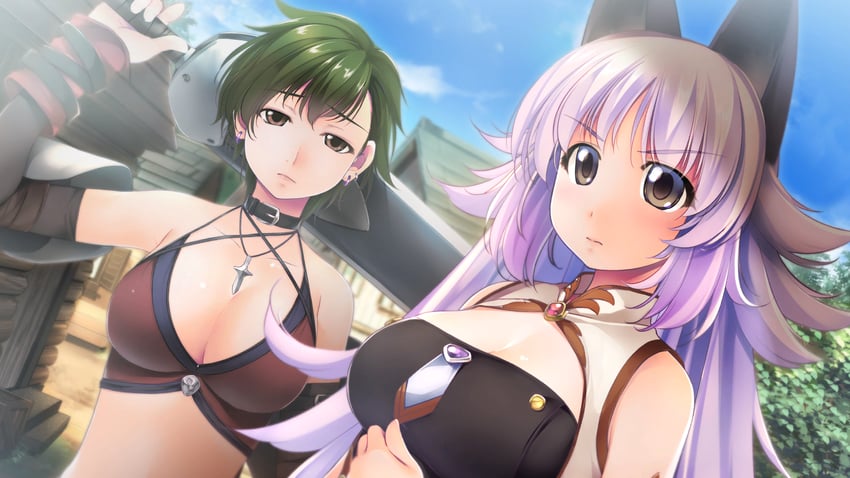 mana and taylor (our battle has just begun!) drawn by atelier-moo