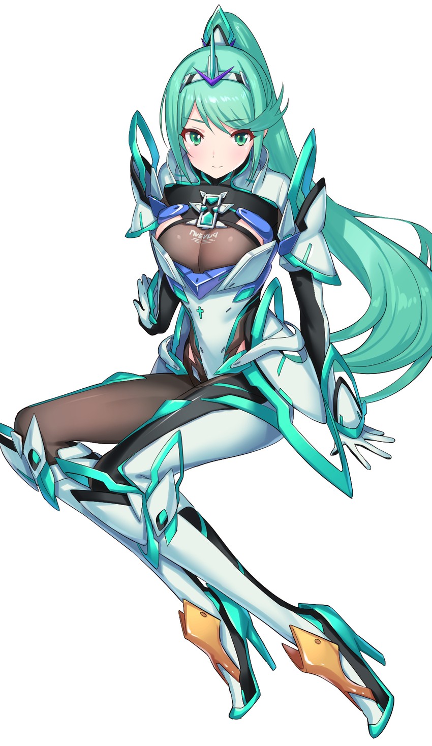 pneuma (xenoblade chronicles and 1 more) drawn by green322