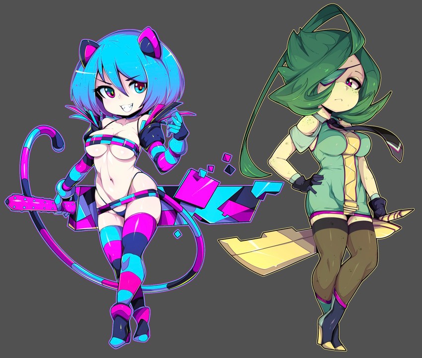 vomi agogo and ahp.7c4 (original) drawn by slugbox