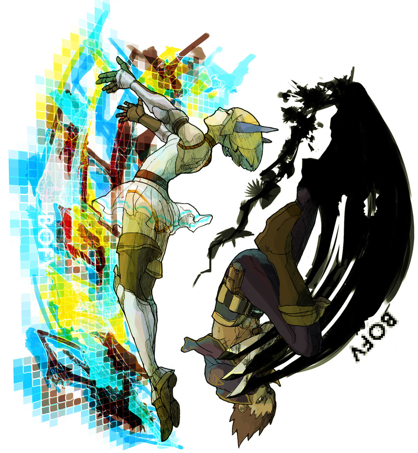 hortensia and jezuit (breath of fire and 1 more) drawn by oko_(ocotaros)