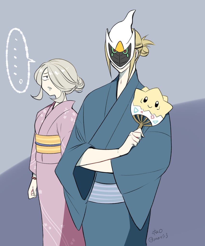 volo, togepi, arceus, and cogita (pokemon and 1 more) drawn by yao_(evep3835)