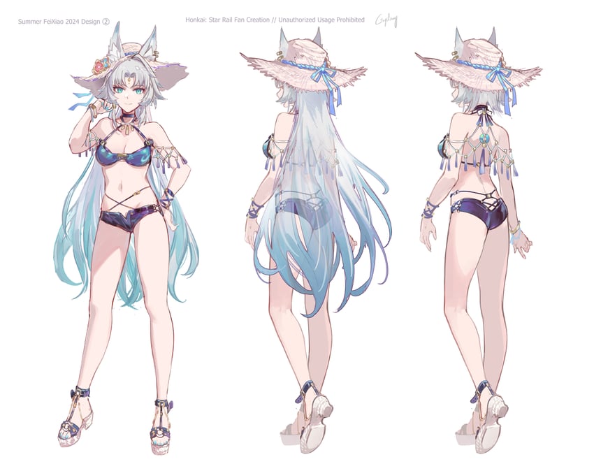 feixiao (honkai and 1 more) drawn by csyday
