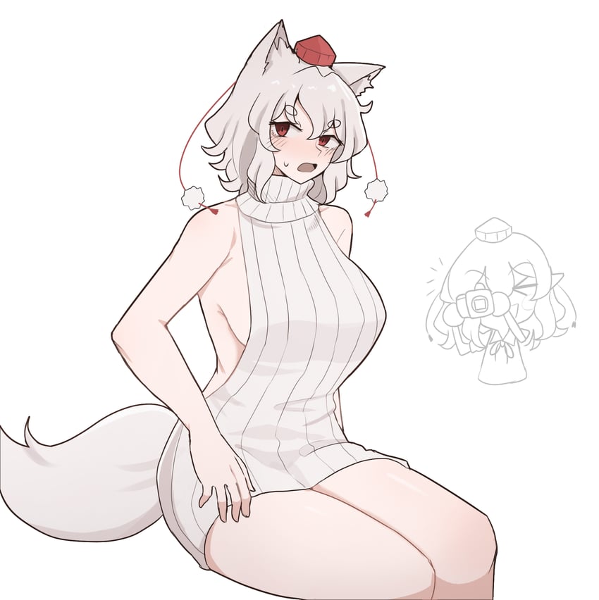shameimaru aya and inubashiri momiji (touhou) drawn by mata_(matasoup)