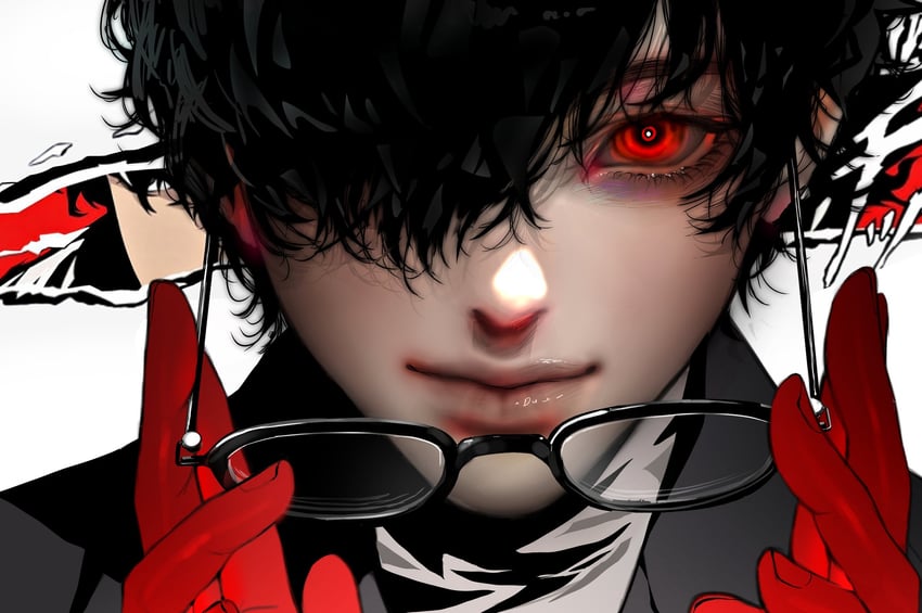 amamiya ren (persona and 1 more) drawn by ssxssss_848
