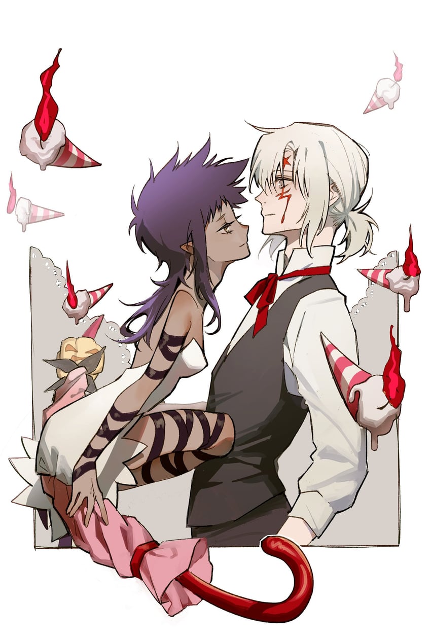allen walker, road kamelot, and lero (d.gray-man) drawn by rocheng