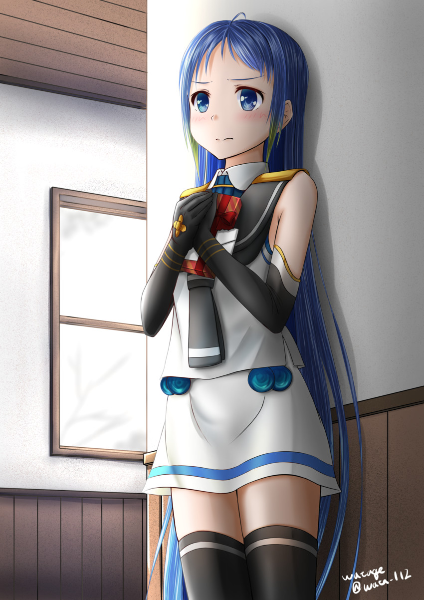 samidare (kantai collection) drawn by watage_(wata)