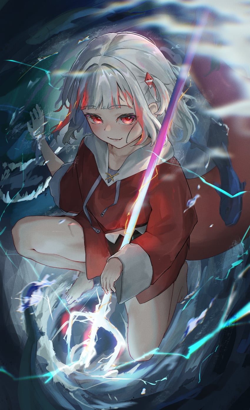 gawr gura (hololive and 2 more) drawn by toake_(user_affe3424)