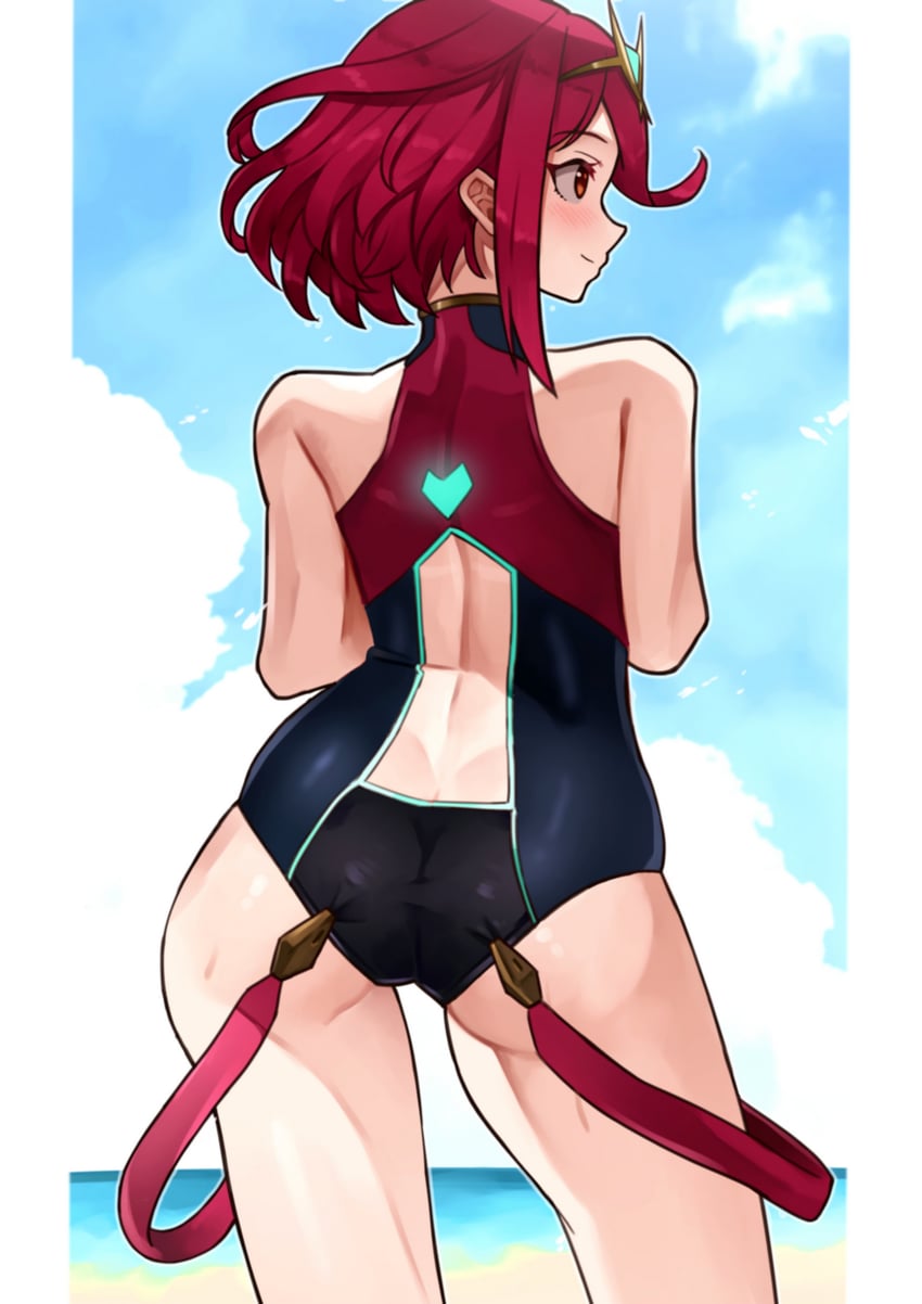 pyra (xenoblade chronicles and 1 more) drawn by yotsuha_uni