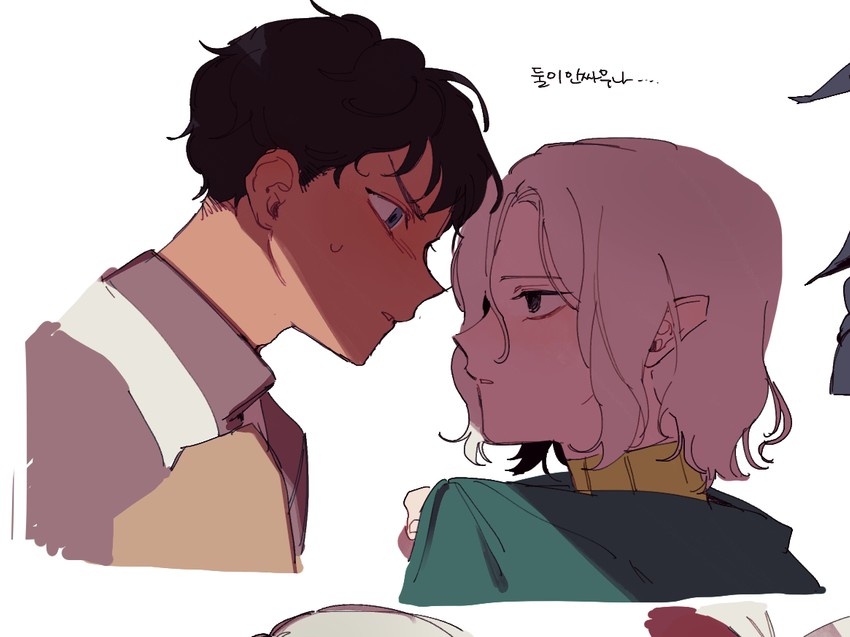 mithrun and kabru (dungeon meshi) drawn by yp_(pypy_5_)