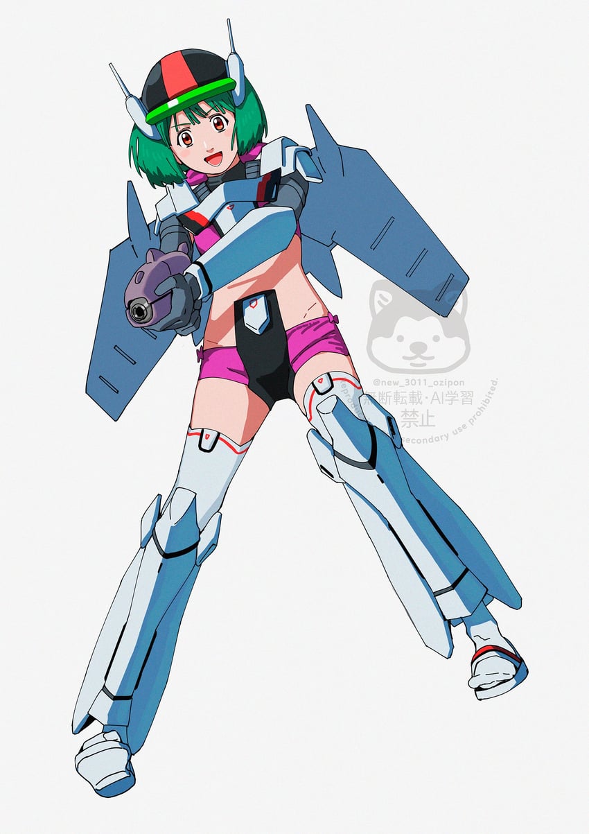 ranka lee (macross and 1 more) drawn by ojipon