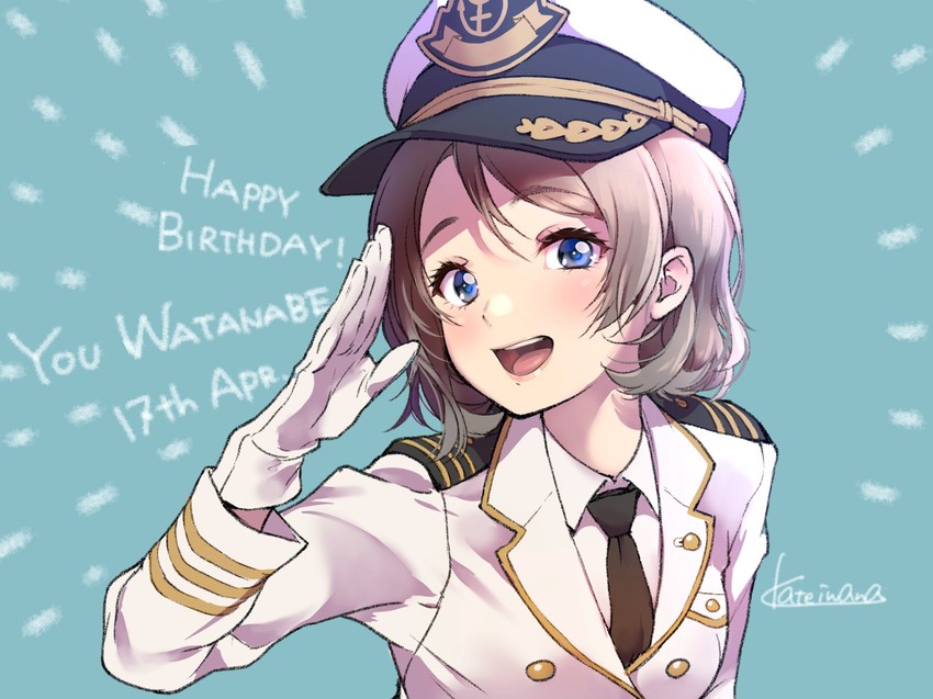watanabe you (love live! and 1 more) drawn by kate_iwana