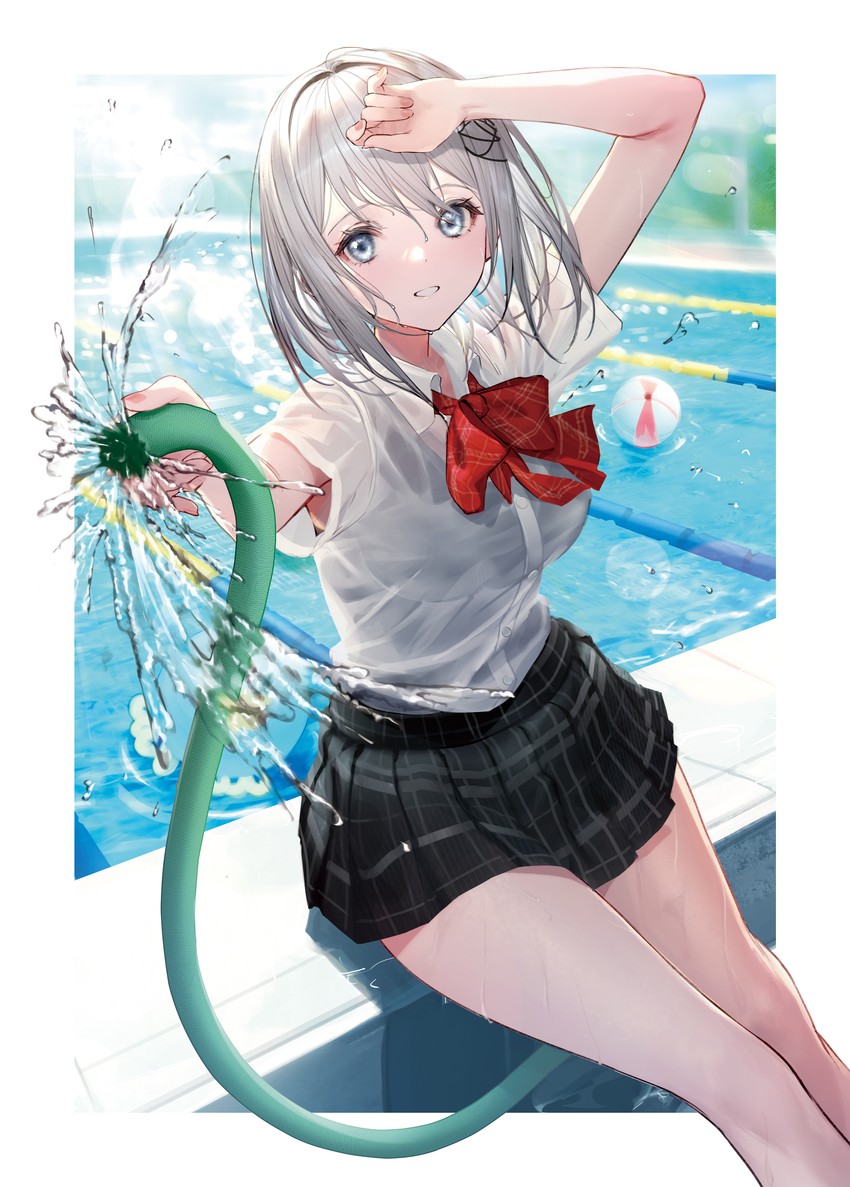 shirase seira (houkago no seijo-san ga toutoi dake ja nai koto wo ore wa shitteiru) drawn by takubon