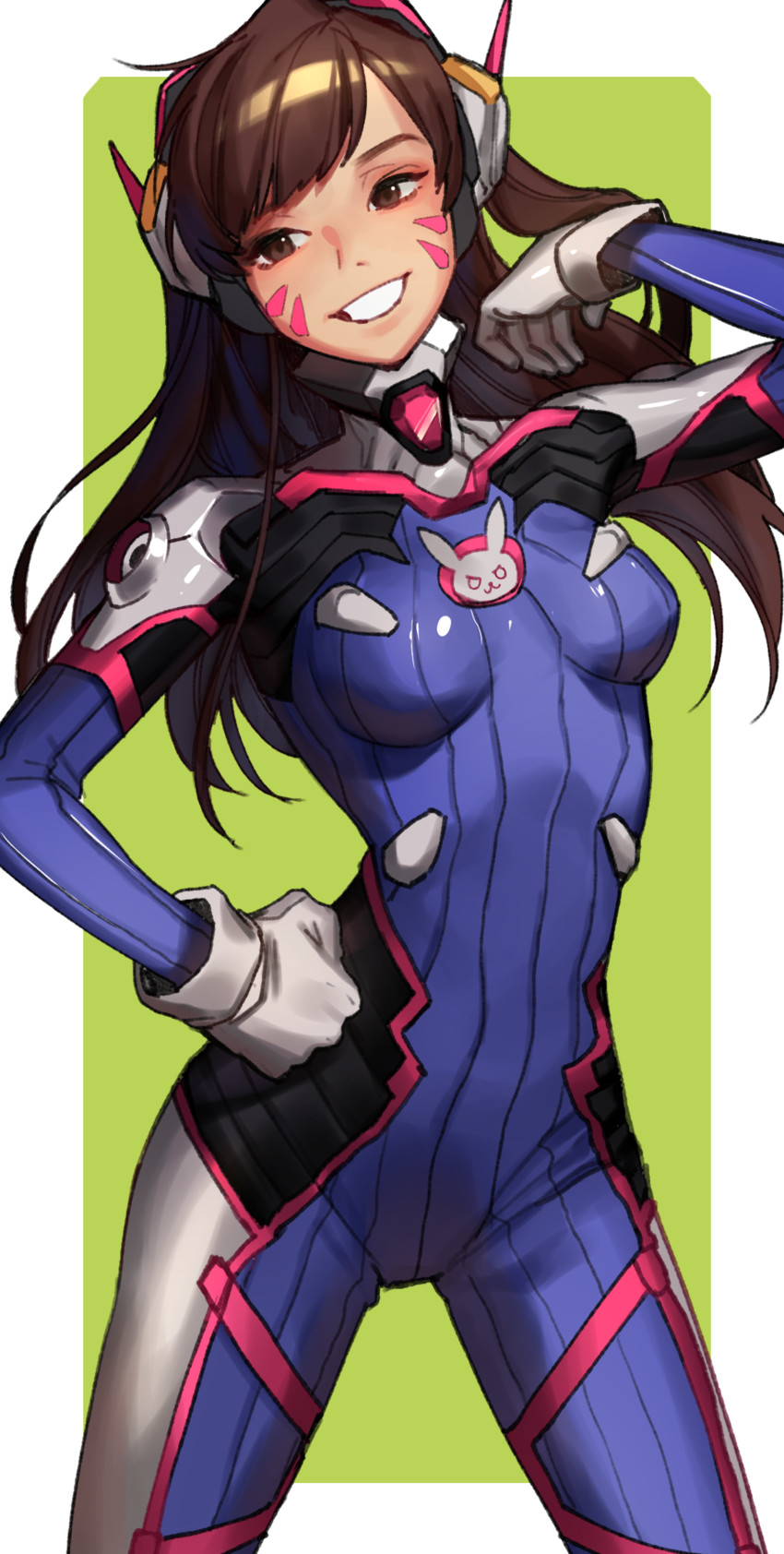 d.va (overwatch and 1 more) drawn by penguyeon