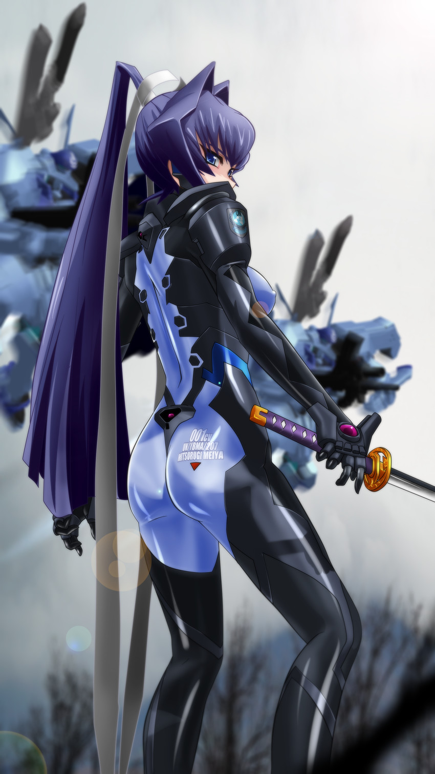 mitsurugi meiya and type 94 shiranui (muv-luv) drawn by genya_(genya67)
