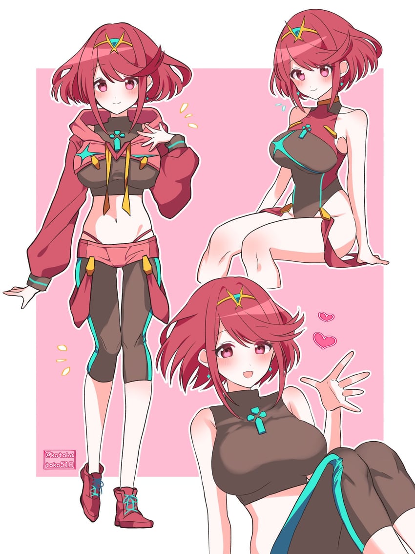 pyra (xenoblade chronicles and 1 more) drawn by kotohatoko510