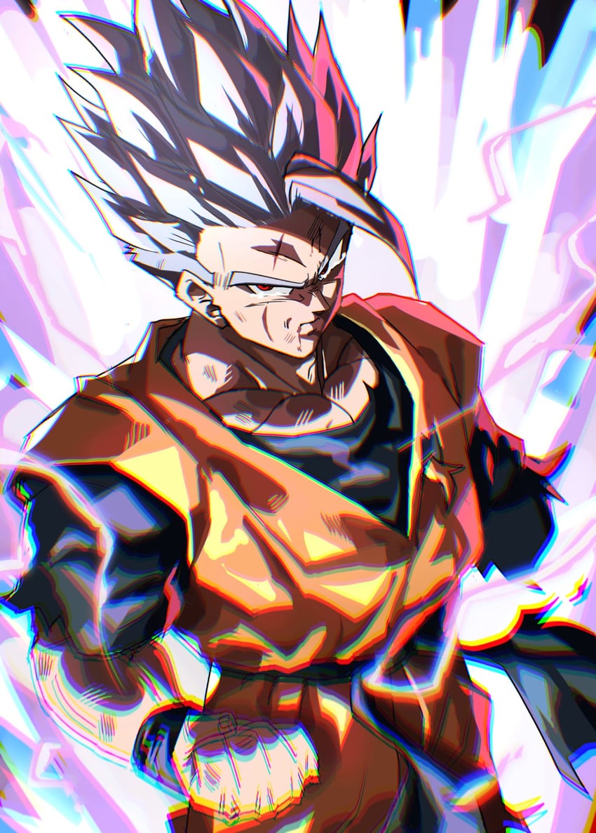 son gohan and gohan beast (dragon ball and 3 more) drawn by tkht_9315